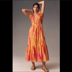 Brand New The Peregrine Midi Dress by Anthropologie